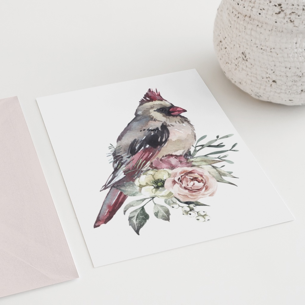 Cardinal Wall Art Print Poster Illustration Unframed - Picture 8 of 17